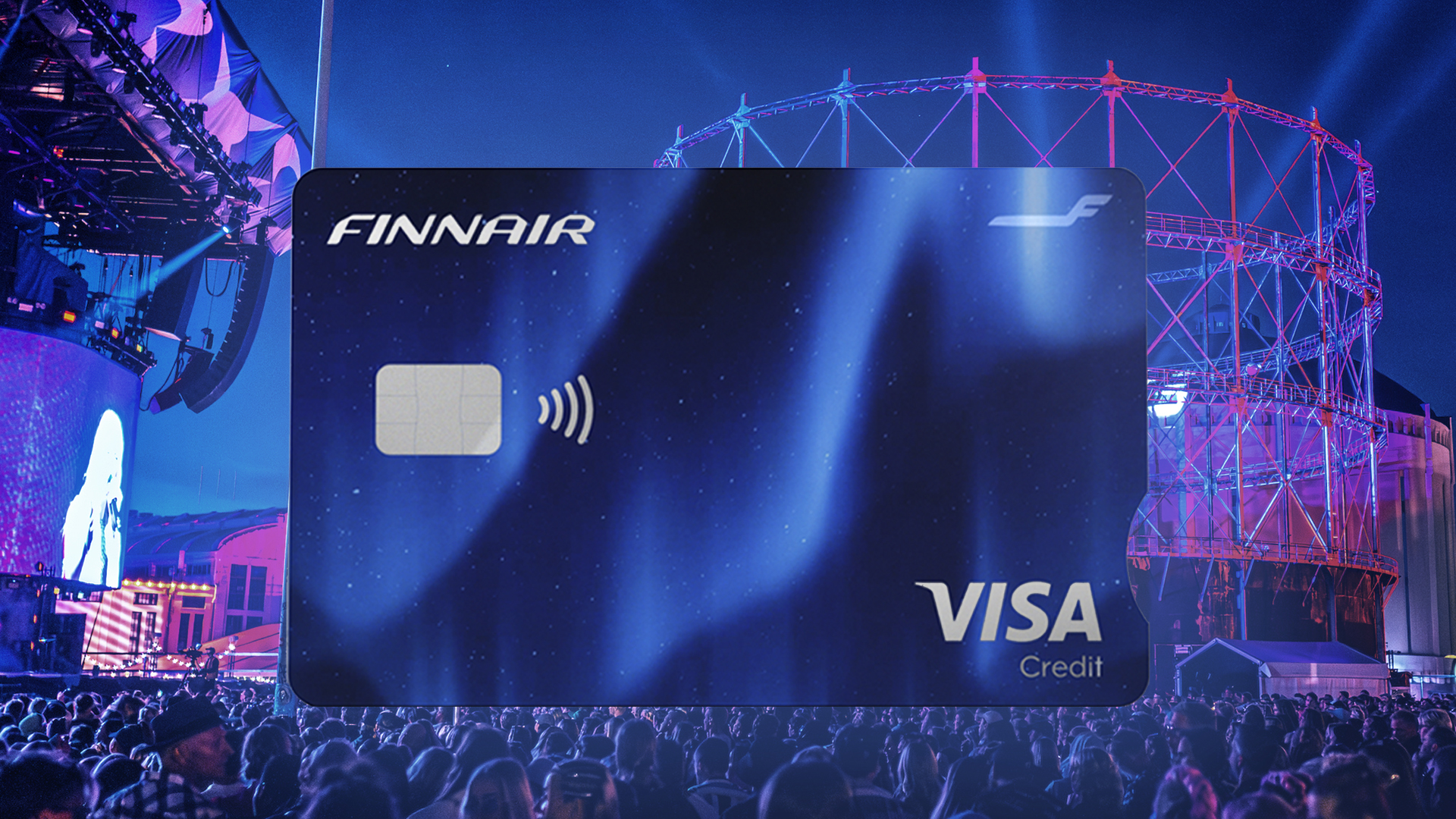 Flow Festivalin uudistunut Gold Area toteutetaan yhteistyössä Aktian Finnair Visa Credit -kortin kanssa