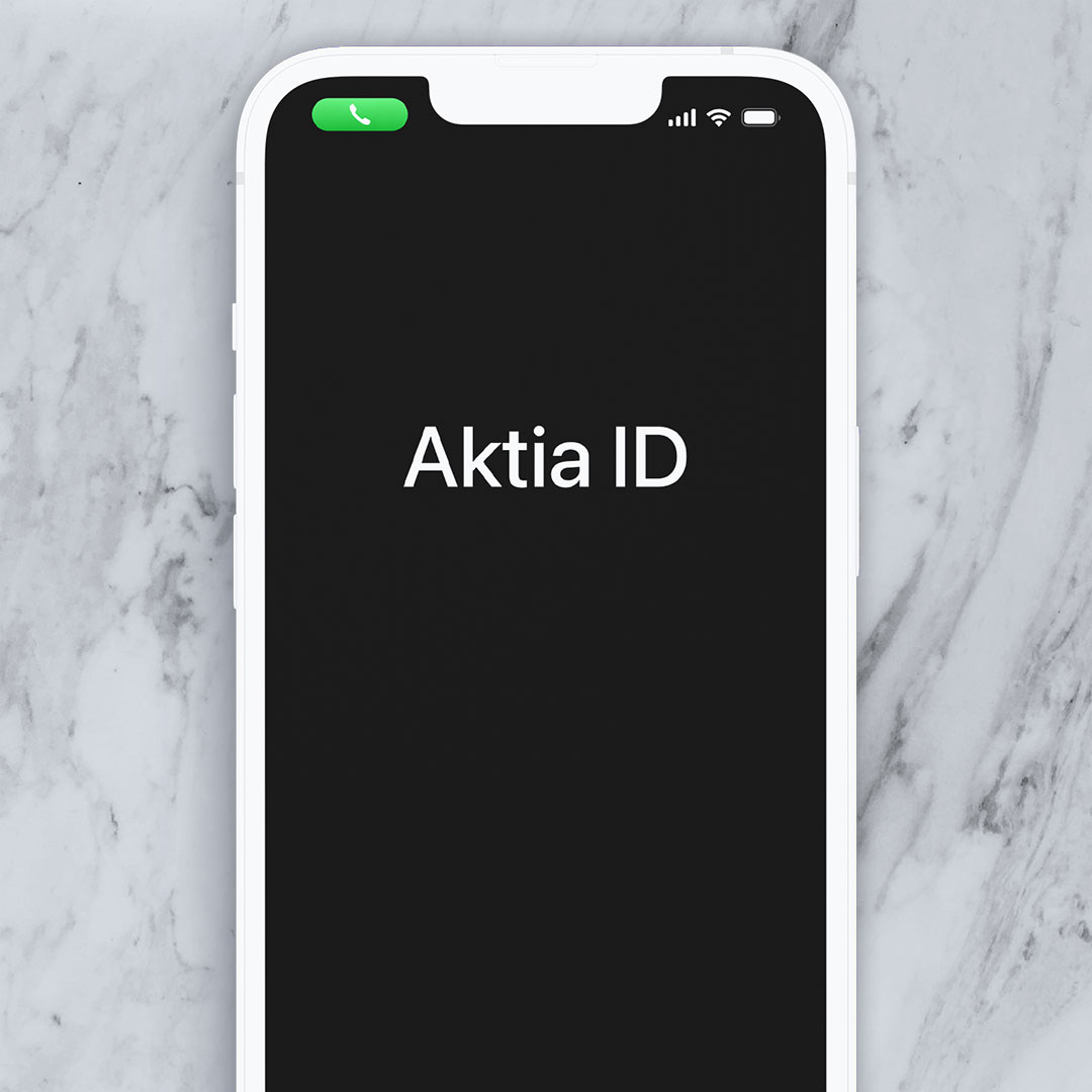 3. Gå till Aktia ID-applikationen