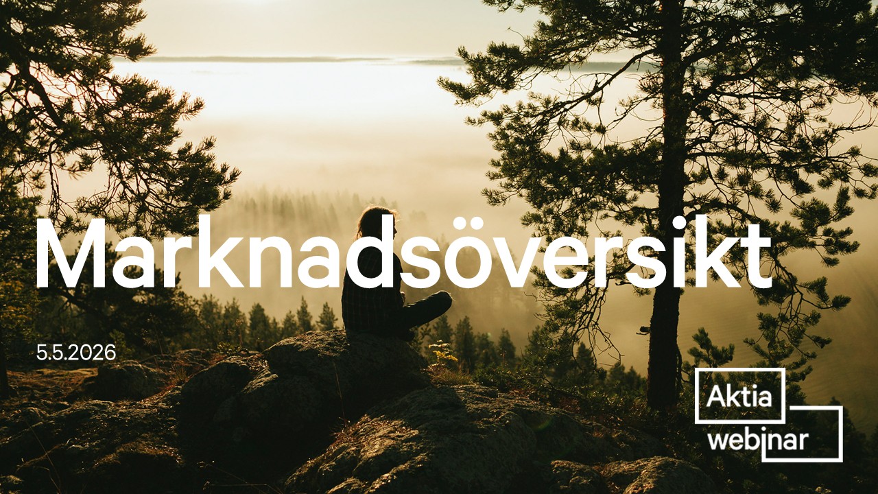 Inspelning av webinar: Marknadsöversikt - 5.5.2026