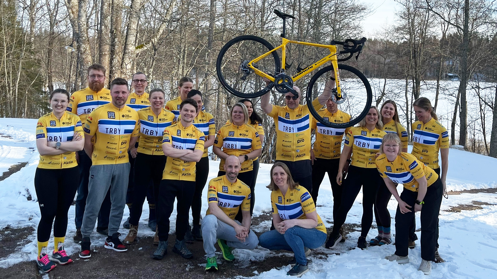 Aktia stöder Team Rynkeby-laget från Esbo