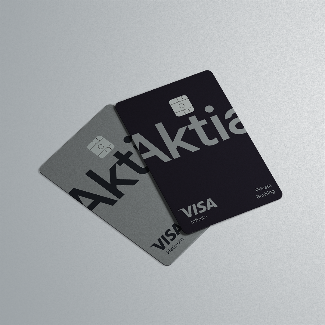 Som Private Banking-kund hos Aktia får du ett exklusivt Visa Infinite-kort. Precis som Infinite, också Platinum Credit/Debit är ett stiligt kort i metall med nya tilläggstjänster.