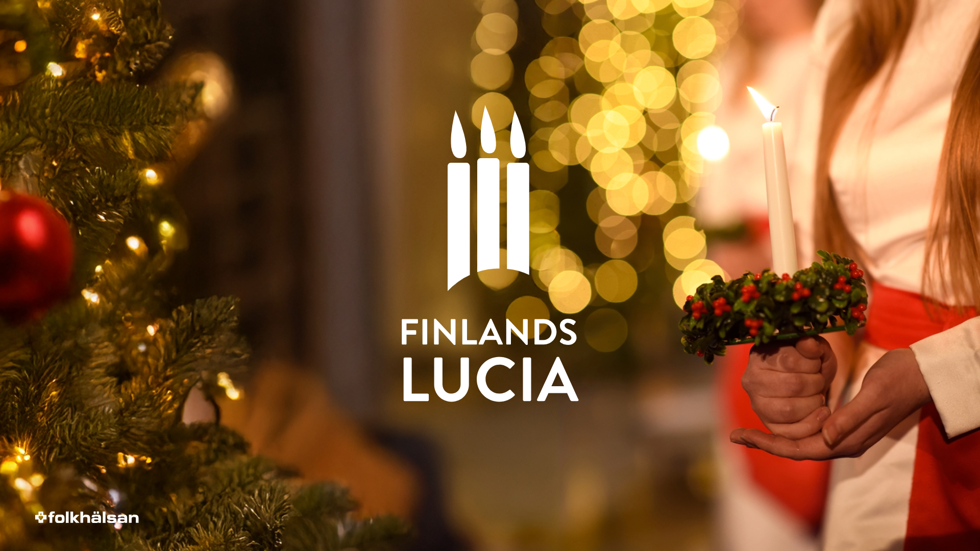 Luciamorgon med Finlands lucia