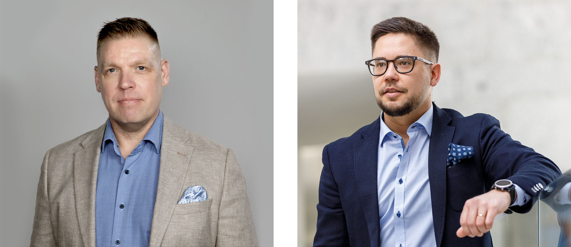 Sami Laukkanen och Tuomo Suomalainen Aktia Företagsbank