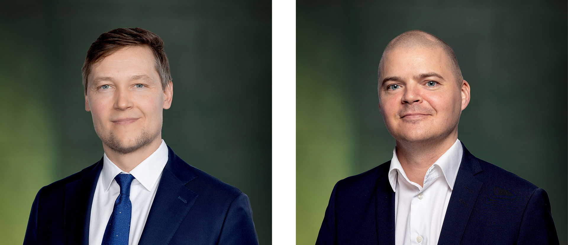 Johannes Hyytiäinen ja Aki Lakkisto Aktia